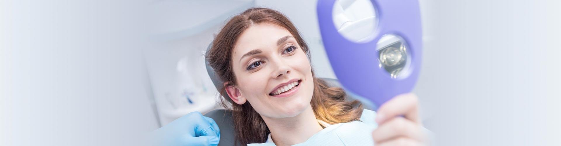 Smiling Patient at Clinic