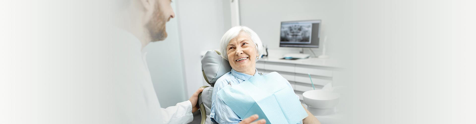 Smiling Patient at Clinic