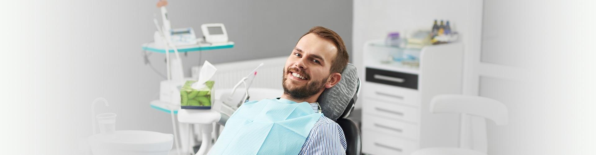 Smiling Patient at Clinic