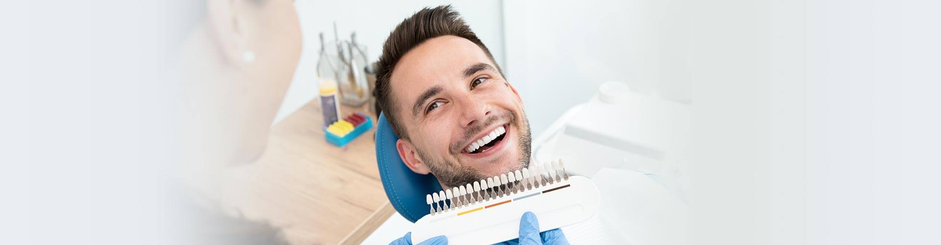 Smiling Patient at Clinic